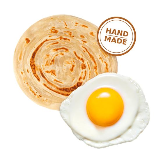 Half-Fry Egg & Paratha